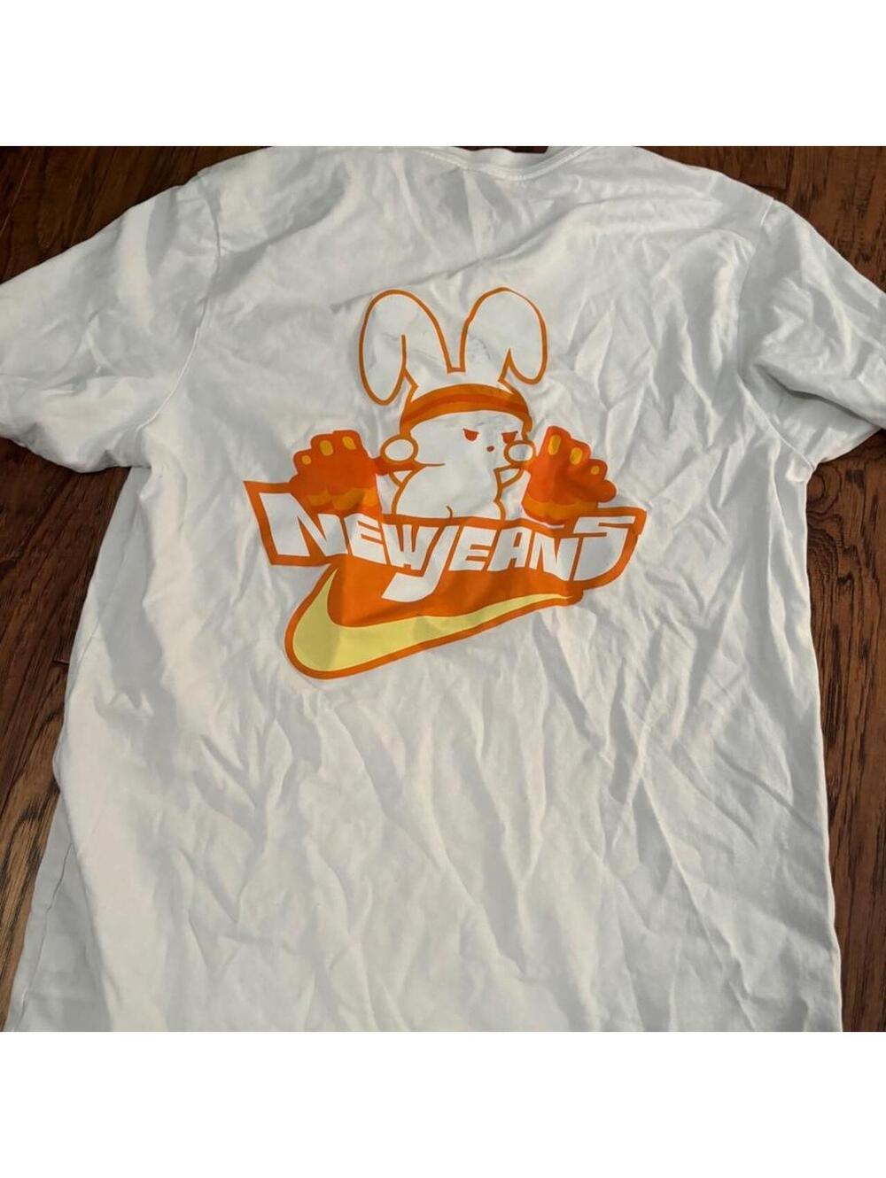 Nike Women's White and Multi Tshirt